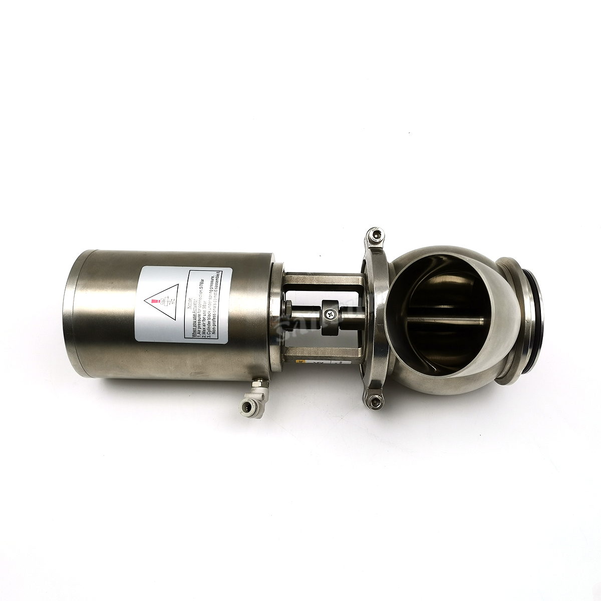 Sanitär -Pneumatik -Y -Tank -Bottom -Ventil
