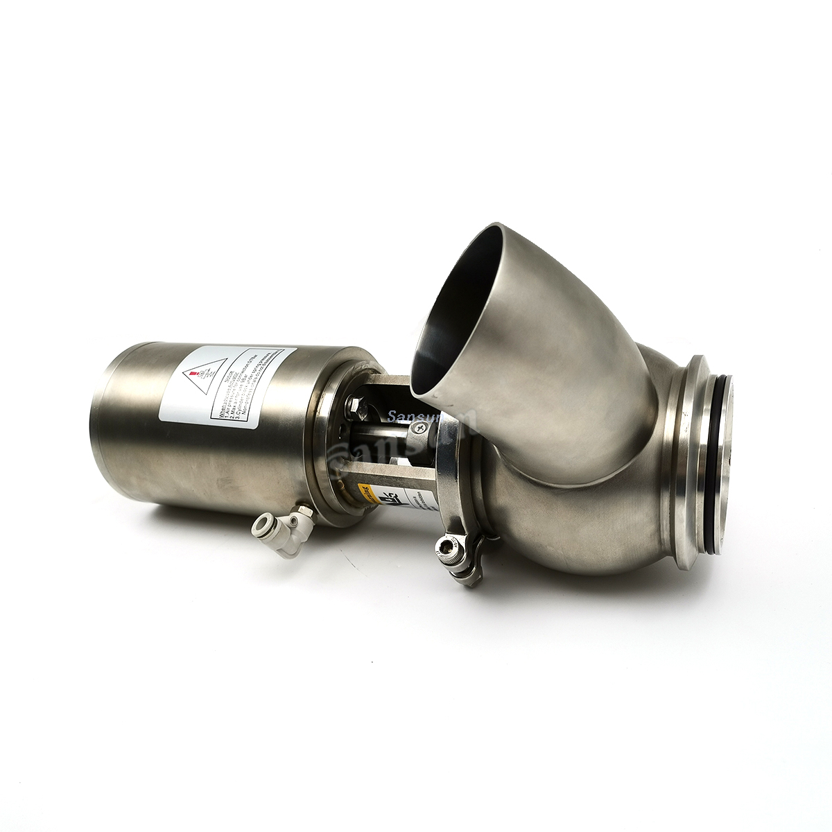 Hygiene pneumatische Ellbogen -Tank -Bottom -Ventil Bester Preis